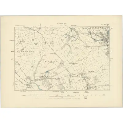 1879 Map of Derbyshire XLIV.SE, 1885 Print