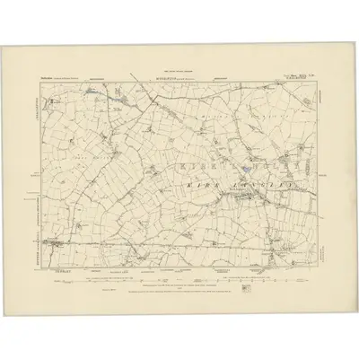 1880 Map of Derbyshire XLIX.NW, 1886 Print