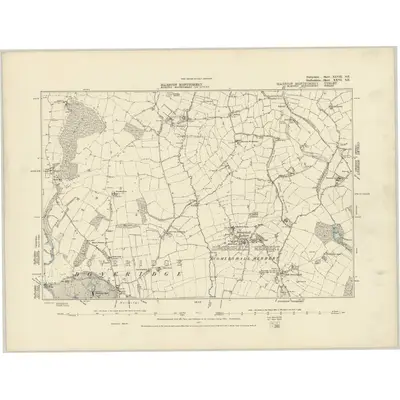 1880 Map of Derbyshire XLVII.SE, 1887 Print