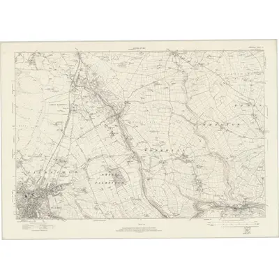 1919 Map of Derbyshire XV, 1923 Print