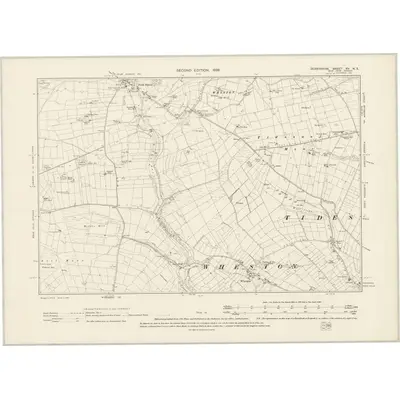 1897 Map of Derbyshire XV.NE, 1899 Print