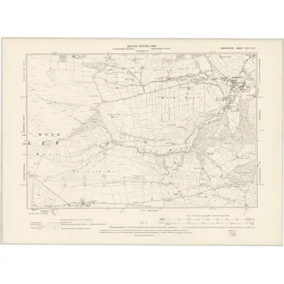 1897 Map of Derbyshire XXIV.SE, 1899 Print
