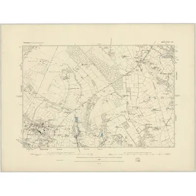 1879 Map of Derbyshire XXIX.SE, 1884 Print