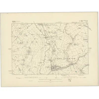 1878 Map of Derbyshire XXVII.SE, 1884 Print