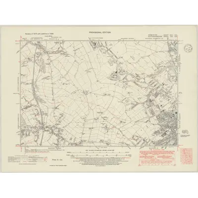 1938 Map of Derbyshire XXXI.SE, 1948 Print