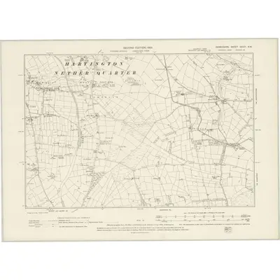 1897 Map of Derbyshire XXXIII.NW, 1900 Print