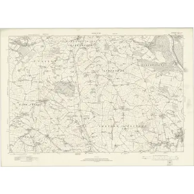1920 Map of Derbyshire XXXIX, 1924 Print