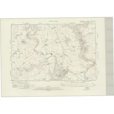 1920 Map of Derbyshire XXXVII.NE, 1924 Print