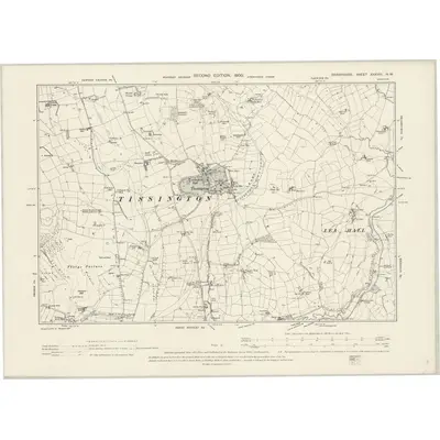 1898 Map of Derbyshire XXXVIII.NW, 1900 Print