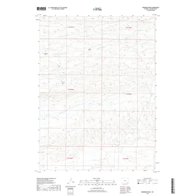 2018 Map of Dereemer Ranch, 2018 Print