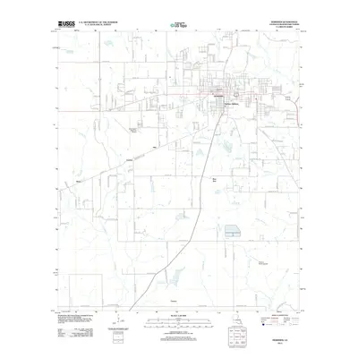 2012 Map of DeRidder, 2012 Print