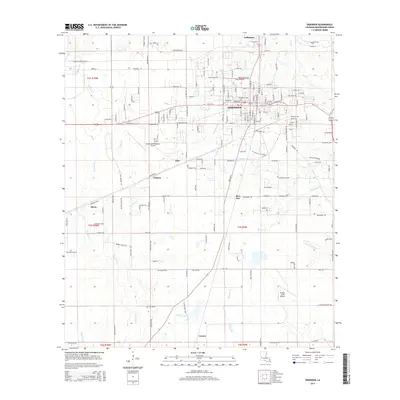 2015 Map of DeRidder, 2015 Print