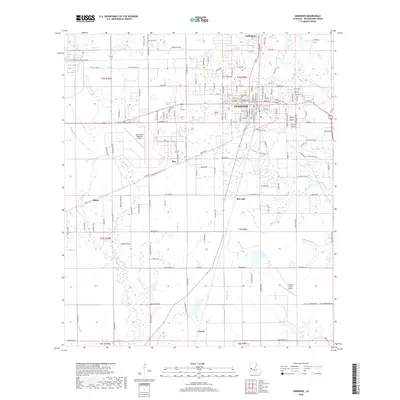 2018 Map of DeRidder, 2018 Print