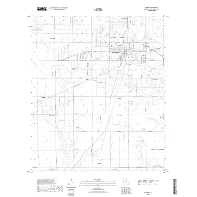 2020 Map of DeRidder, 2020 Print