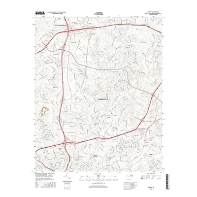2016 Map of Derita, 2016 Print