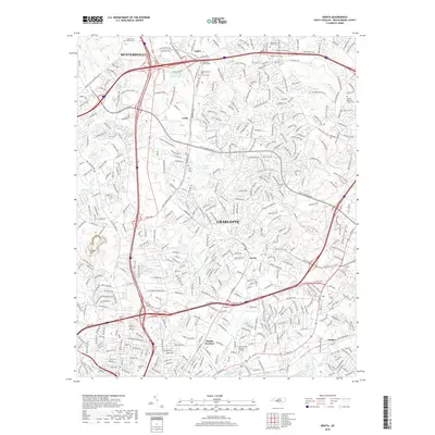 2019 Map of Derita, 2019 Print