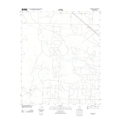 2012 Map of Dermott, 2012 Print