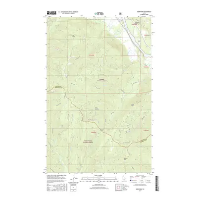 2017 Map of Derr Point, 2017 Print