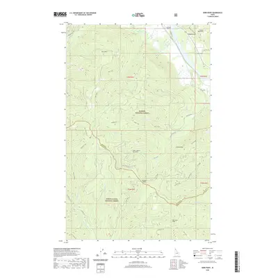 2020 Map of Derr Point, 2020 Print