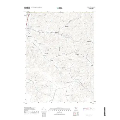 2019 Map of Derrick City, 2019 Print