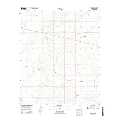 2013 Map of Derrick Draw, 2013 Print