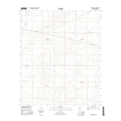 2017 Map of Derrick Draw, 2017 Print