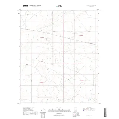 2020 Map of Derrick Draw, 2020 Print