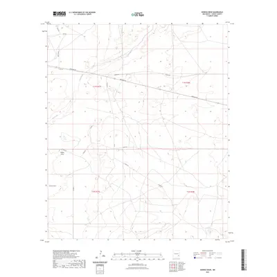 2023 Map of Derrick Draw, 2023 Print