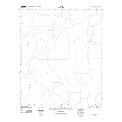 2010 Map of Derrick Draw, 2010 Print