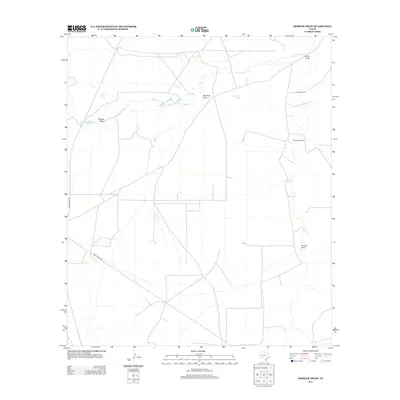 2012 Map of Derrick Draw, 2012 Print