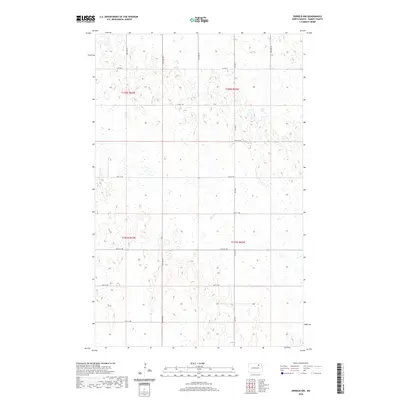 2020 Map of Derrick NW, 2020 Print