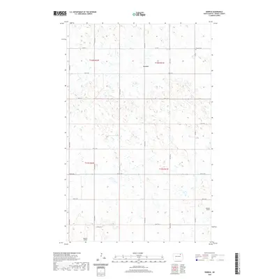 2020 Map of Derrick, 2020 Print