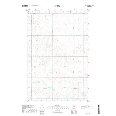 2017 Map of Derrick SE, 2017 Print