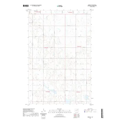 2020 Map of Derrick SE, 2020 Print