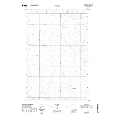 2020 Map of Derrick SW, 2020 Print
