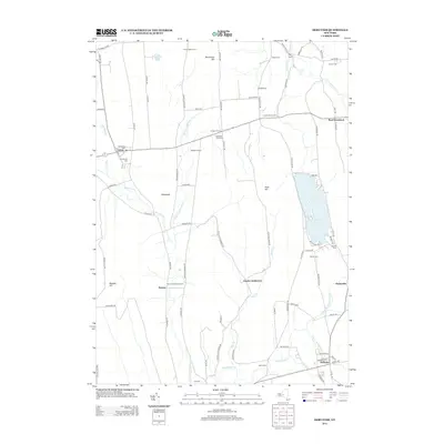 2013 Map of DeRuyter, 2013 Print