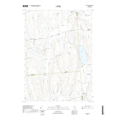 2019 Map of DeRuyter, 2019 Print