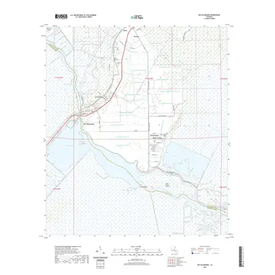 2020 Map of Des Allemands, 2020 Print