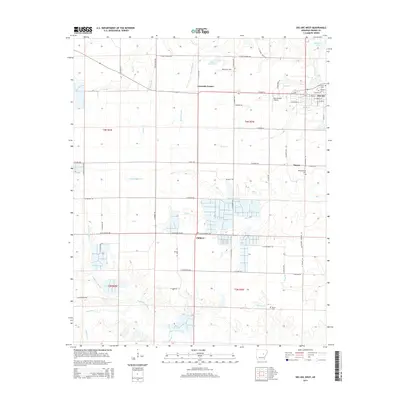 2014 Map of Des Arc West, 2014 Print