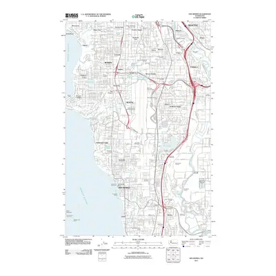 2011 Map of Des Moines, 2011 Print
