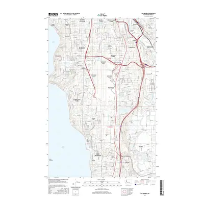 2017 Map of Des Moines, 2017 Print