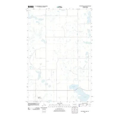 2011 Map of Des Moines Lake, 2011 Print