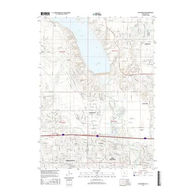 2015 Map of Des Moines NW, 2015 Print