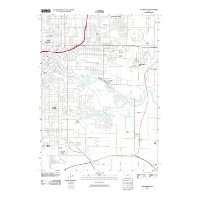 2010 Map of Des Moines SE, 2010 Print
