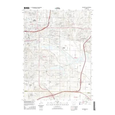 2015 Map of Des Moines SE, 2015 Print