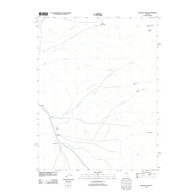 2012 Map of Desatoya Peak, 2012 Print