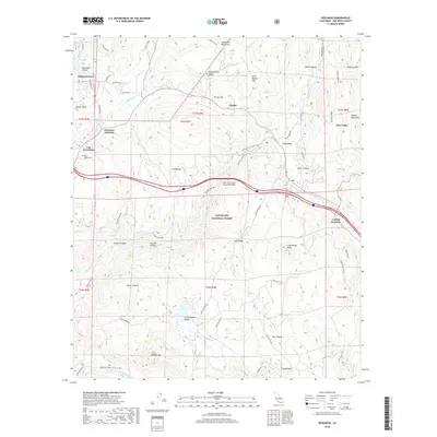 2018 Map of Descanso, 2018 Print