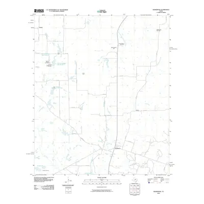 2010 Map of Desdemona, 2010 Print