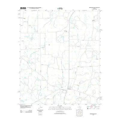2012 Map of Desdemona, 2012 Print
