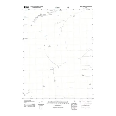 2011 Map of Deseret Peak East, 2011 Print